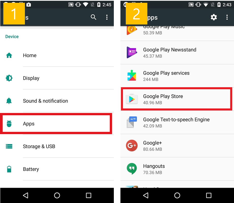 Resolver erros de instalação do aplicativo na Google Play Store