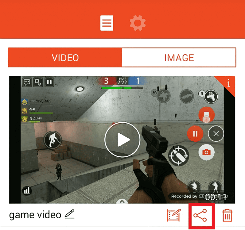 mobizen function video sharing
