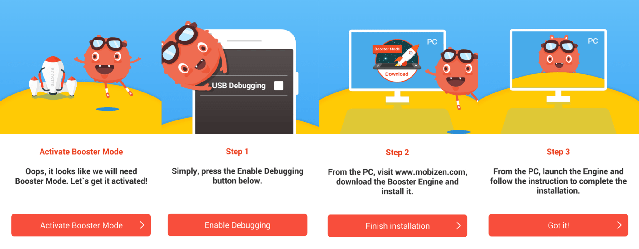 how to activate booster mode
